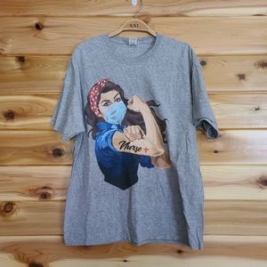Nurse strong graphic large tshirt